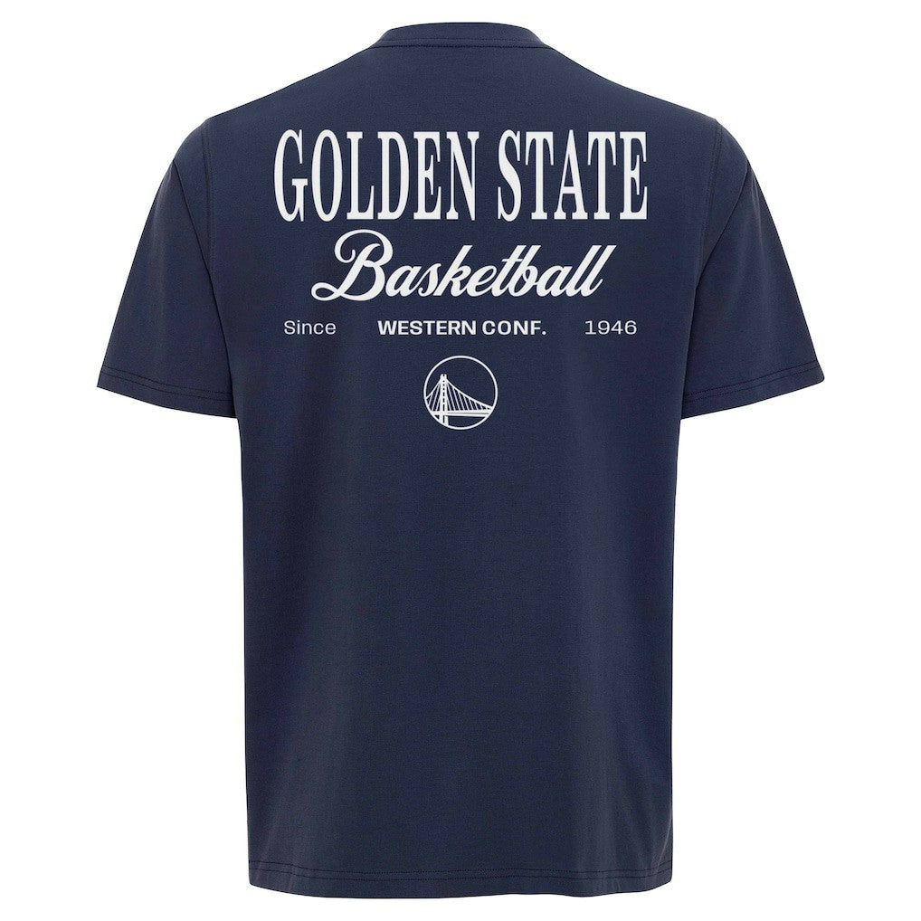 Golden State Warriors Sportiqe Unisex Athletic Club Collection Duke Relaxed Fit Premium T-Shirt Blue