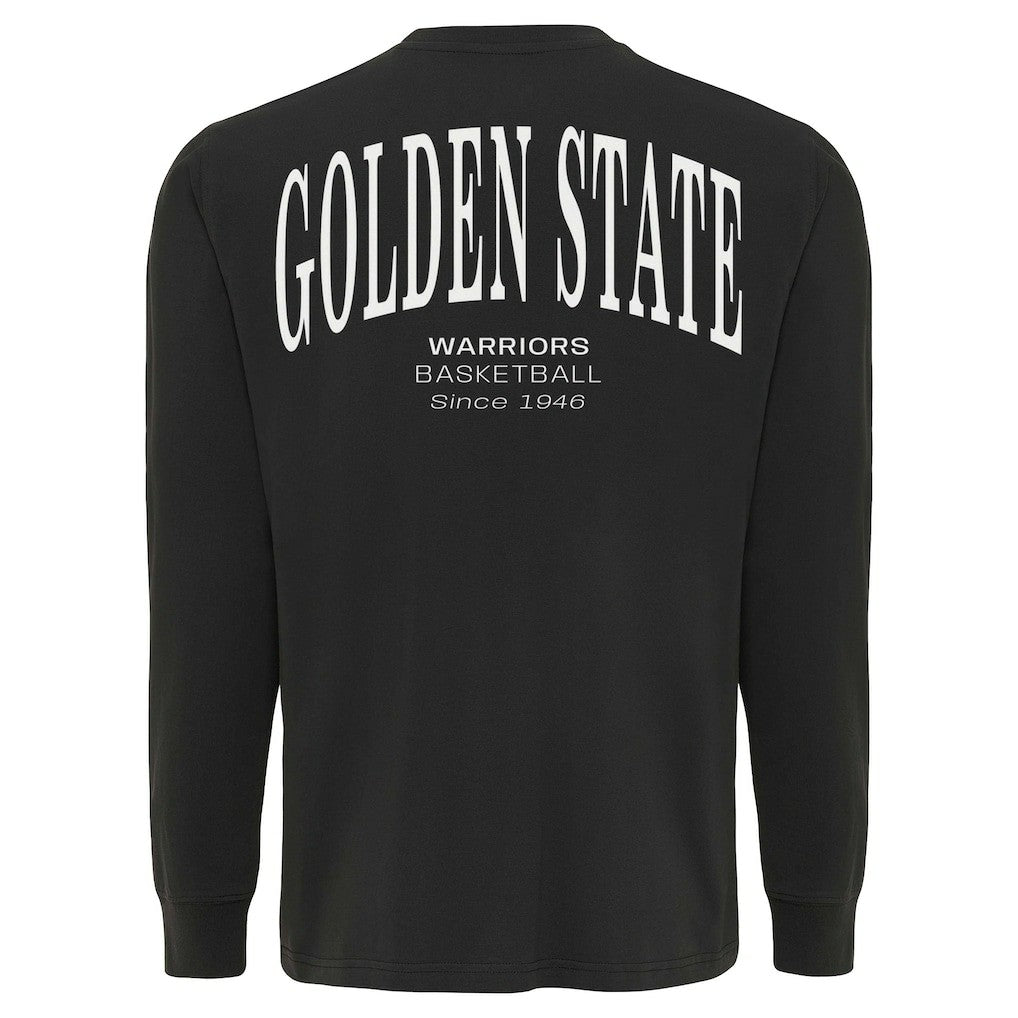 Golden State Warriors Sportiqe Unisex Athletic Club Collection Sherwood Relaxed Fit Premium Long-Sleeve T-Shirt Anthracite