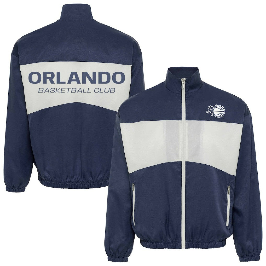 Orlando Magic Sportiqe Unisex Athletic Club Collection Senna Premium Lightweight Full-Zip Jacket Blue