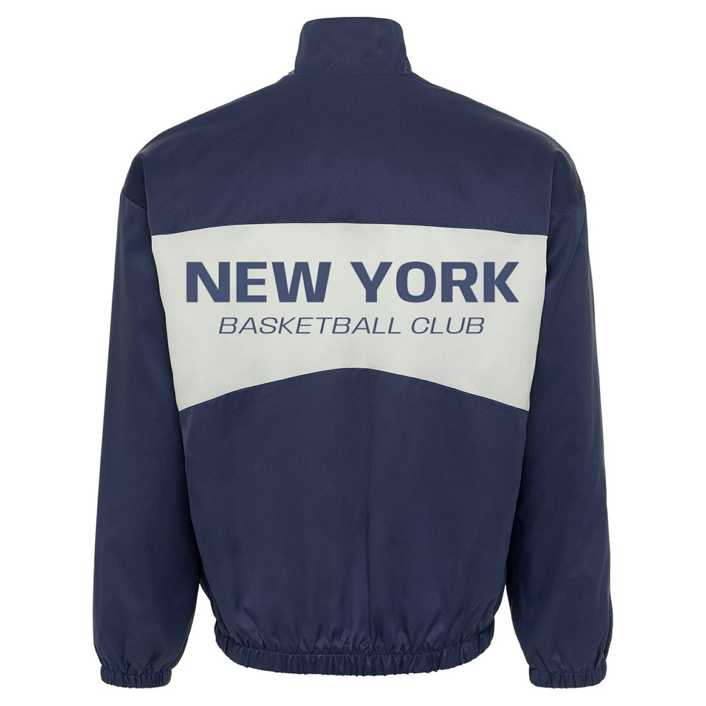 New York Knicks Sportiqe Unisex Athletic Club Collection Senna Premium Lightweight Full-Zip Jacket Blue