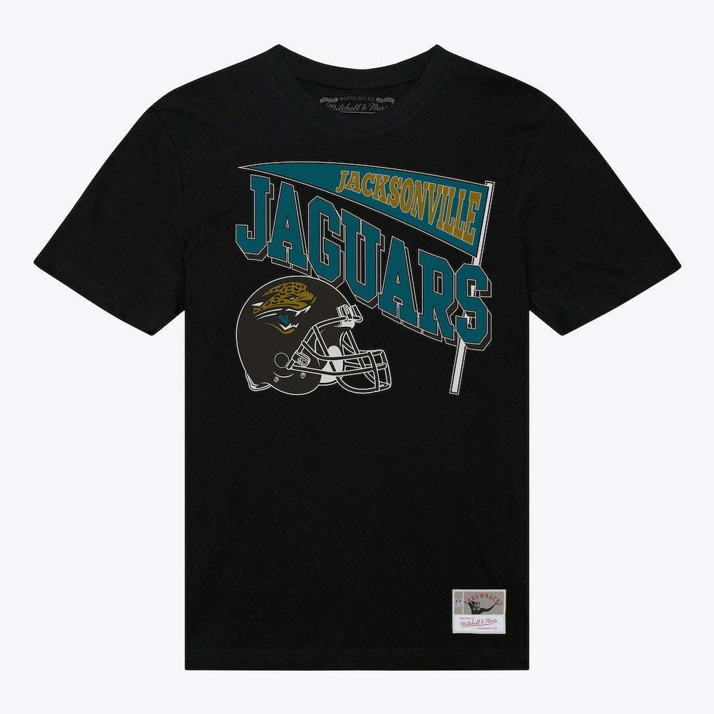Jacksonville Jaguars Women's Team Dynamic Boyfriend T-Shirt - Black - Mitchell & Ness