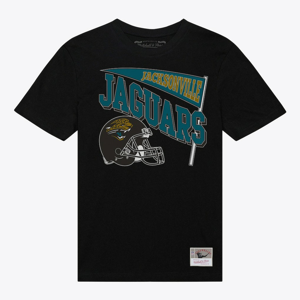 Jacksonville Jaguars Women's Team Dynamic Boyfriend T-Shirt - Black - Mitchell & Ness