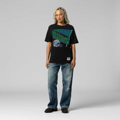 Seattle Seahawks Women's Team Dynamic Boyfriend T-Shirt - Black - Mitchell & Ness