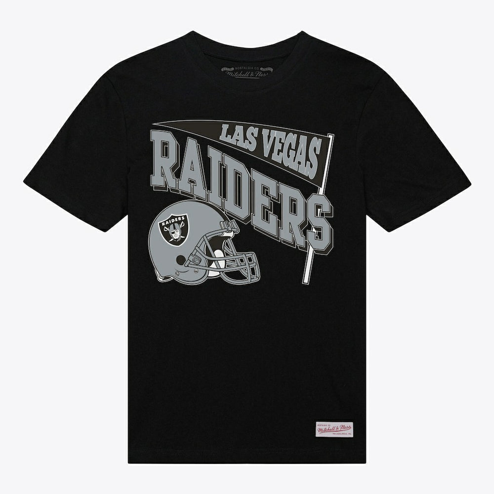 Las Vegas Raiders Women's Team Dynamic Boyfriend T-Shirt - Black - Mitchell & Ness