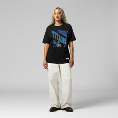 Tennessee Titans Women's Team Dynamic Boyfriend T-Shirt - Black - Mitchell & Ness