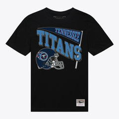 Tennessee Titans Women's Team Dynamic Boyfriend T-Shirt - Black - Mitchell & Ness