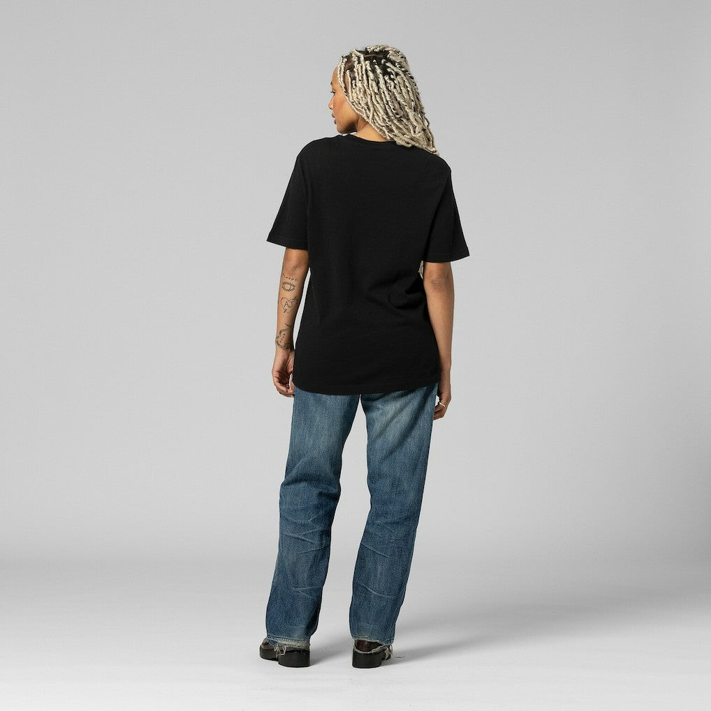 Miami Dolphins Women's Team Dynamic Boyfriend T-Shirt - Black - Mitchell & Ness