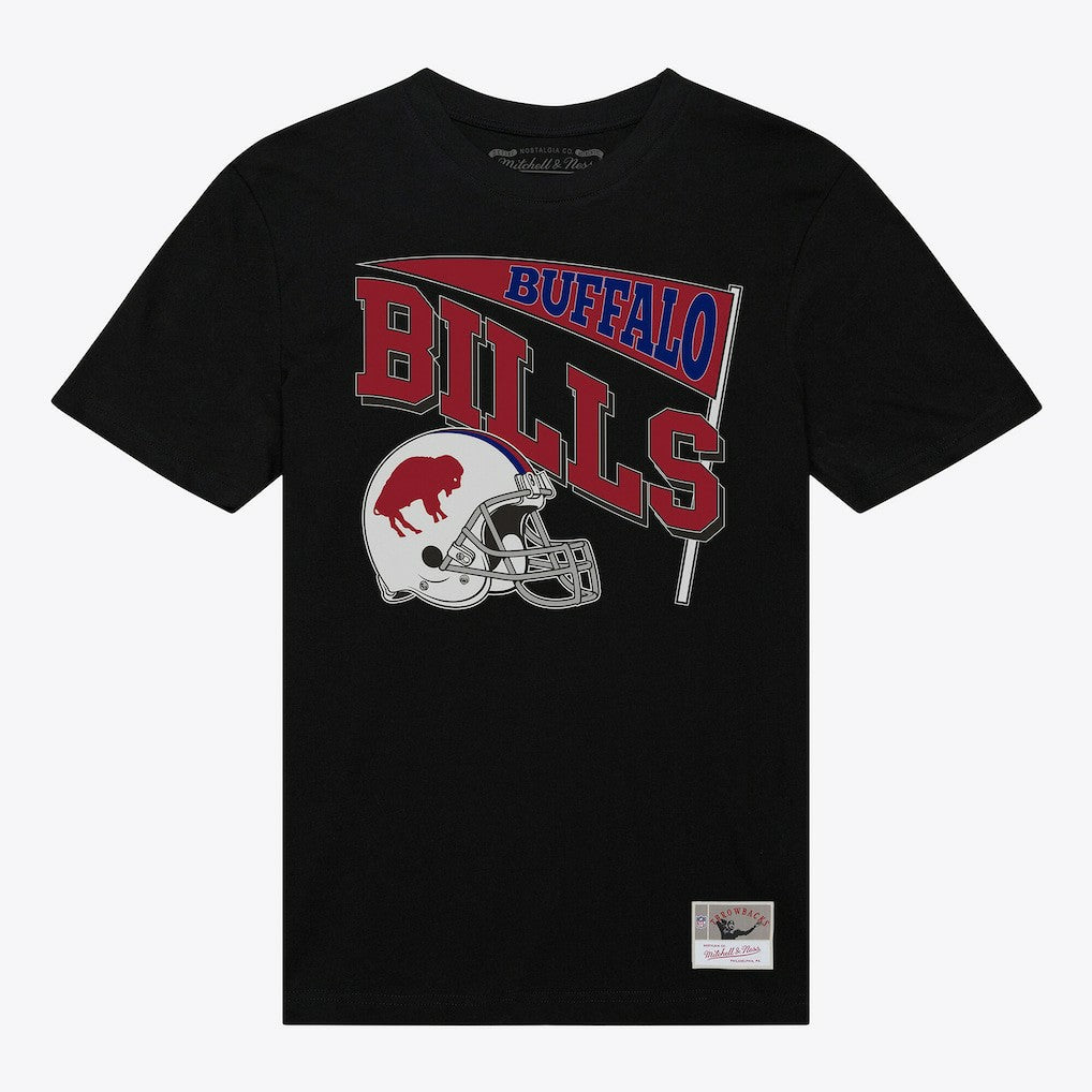 Buffalo Bills Women's Team Dynamic Boyfriend T-Shirt - Black - Mitchell & Ness