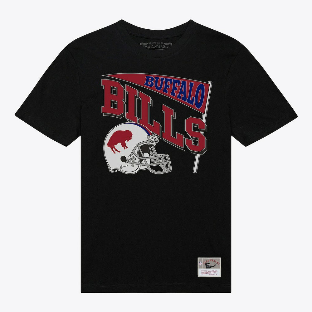 Buffalo Bills Women's Team Dynamic Boyfriend T-Shirt - Black - Mitchell & Ness