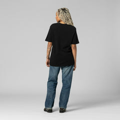 Atlanta Falcons Women's Team Dynamic Boyfriend T-Shirt - Black - Mitchell & Ness