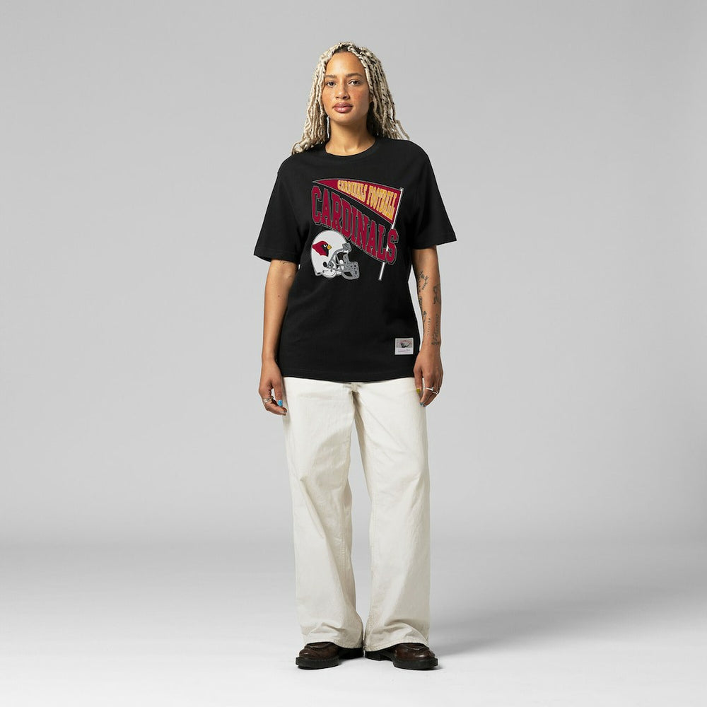 Arizona Cardinals Women's Team Dynamic Boyfriend T-Shirt - Black - Mitchell & Ness