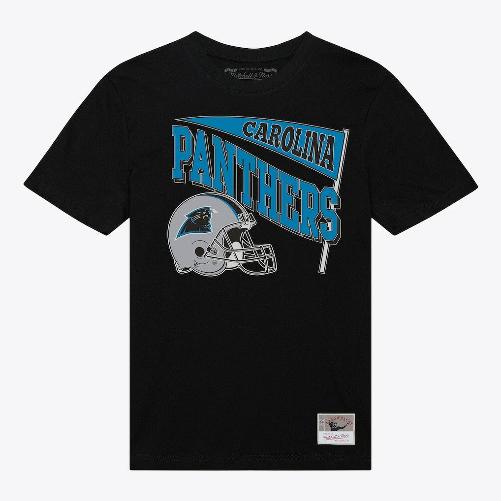 Carolina Panthers Women's Team Dynamic Boyfriend T-Shirt - Black - Mitchell & Ness