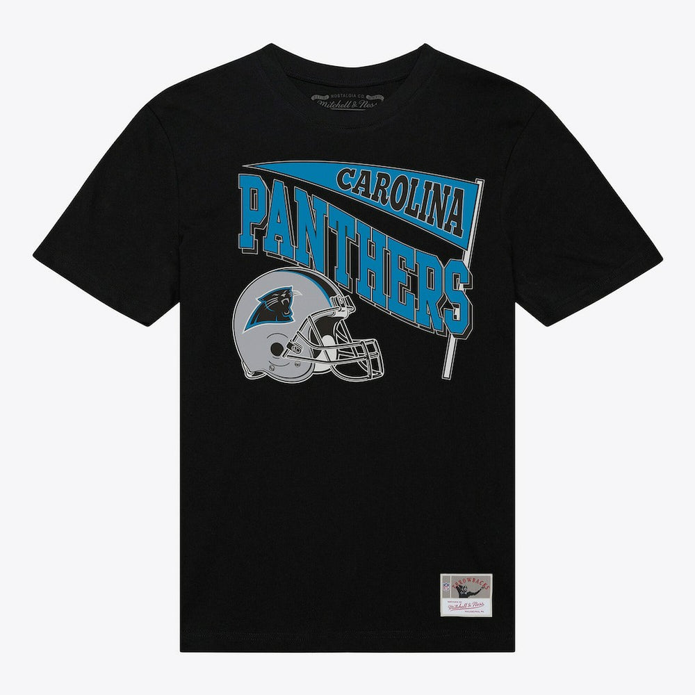 Carolina Panthers Women's Team Dynamic Boyfriend T-Shirt - Black - Mitchell & Ness