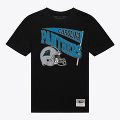 Carolina Panthers Women's Team Dynamic Boyfriend T-Shirt - Black - Mitchell & Ness