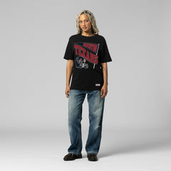 Houston Texans Women's Team Dynamic Boyfriend T-Shirt - Black - Mitchell & Ness