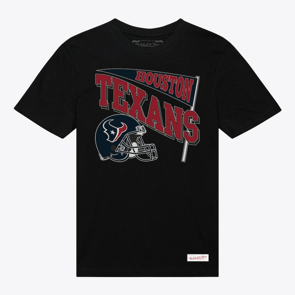 Houston Texans Women's Team Dynamic Boyfriend T-Shirt - Black - Mitchell & Ness