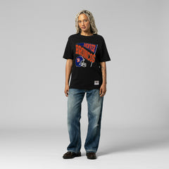 Denver Broncos Women's Team Dynamic Boyfriend T-Shirt - Black - Mitchell & Ness