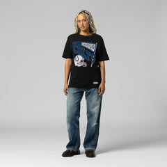 Indianapolis Colts Women's Team Dynamic Boyfriend T-Shirt - Black - Mitchell & Ness