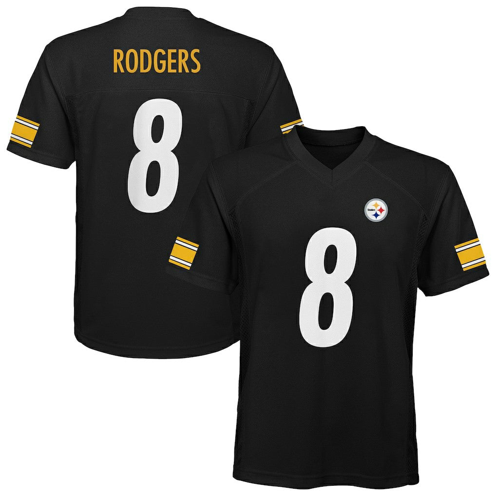 Aaron Rodgers Pittsburgh Steelers Outerstuff Preschool Replica Player Jersey - Black - NFL