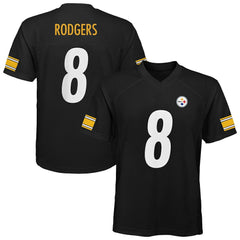 Aaron Rodgers Pittsburgh Steelers Outerstuff Preschool Replica Player Jersey - Black - NFL