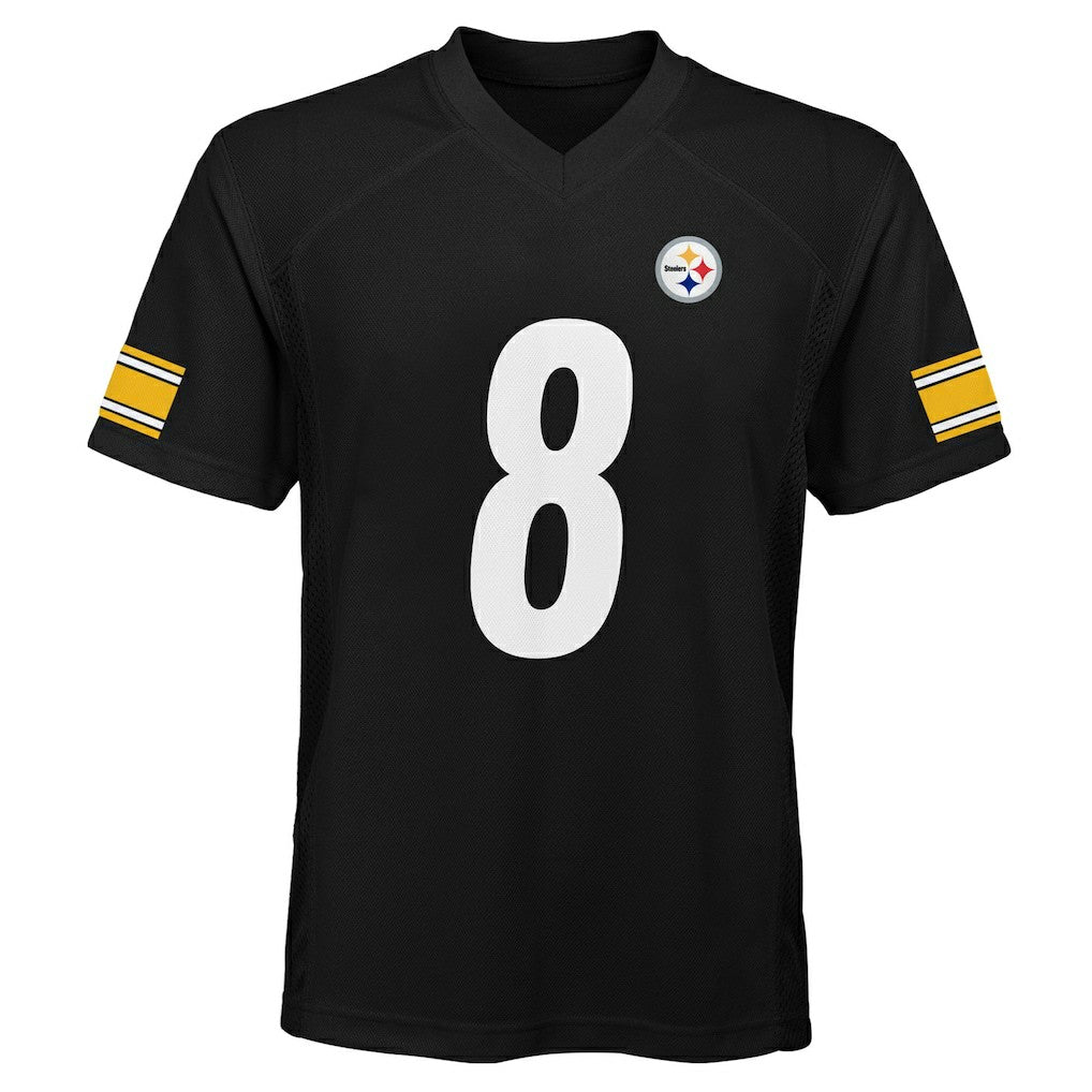 Aaron Rodgers Pittsburgh Steelers Outerstuff Youth Replica Player Jersey - Black - NFL