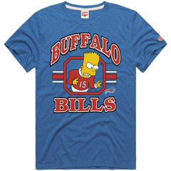 Buffalo Bills Homage x The Simpsons Unisex Tri-Blend T-Shirt - Royal - NFL