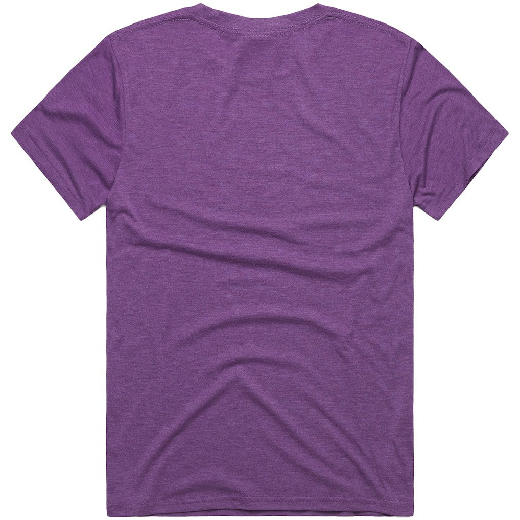 Minnesota Vikings Homage x The Simpsons Unisex Tri-Blend T-Shirt - Purple - NFL
