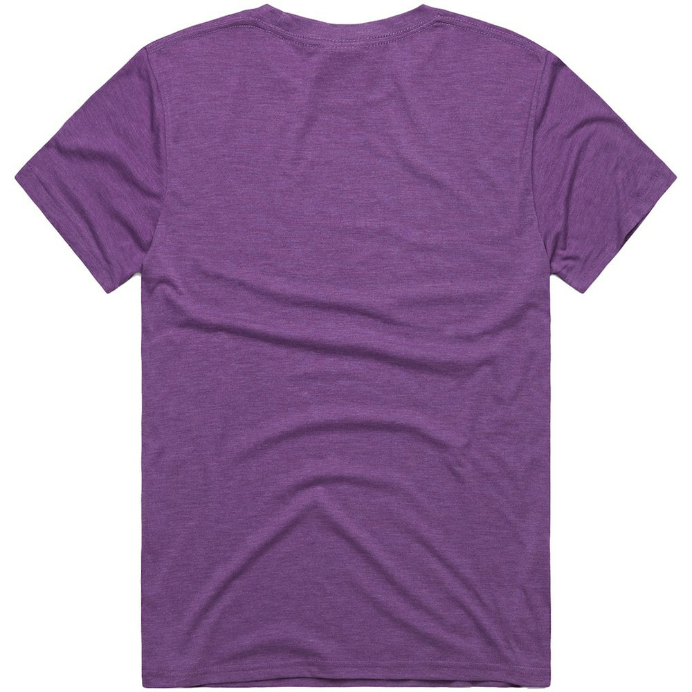 Minnesota Vikings Homage x The Simpsons Unisex Tri-Blend T-Shirt - Purple - NFL