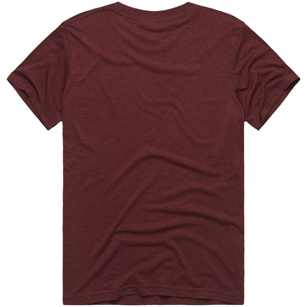 Washington Commanders Homage x The Simpsons Unisex Tri-Blend T-Shirt - Burgundy - NFL