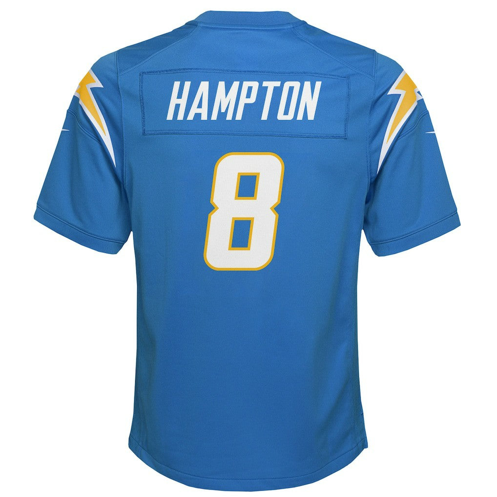 Omarion Hampton Los Angeles Chargers Youth Team Game Jersey - Powder Blue - Nike