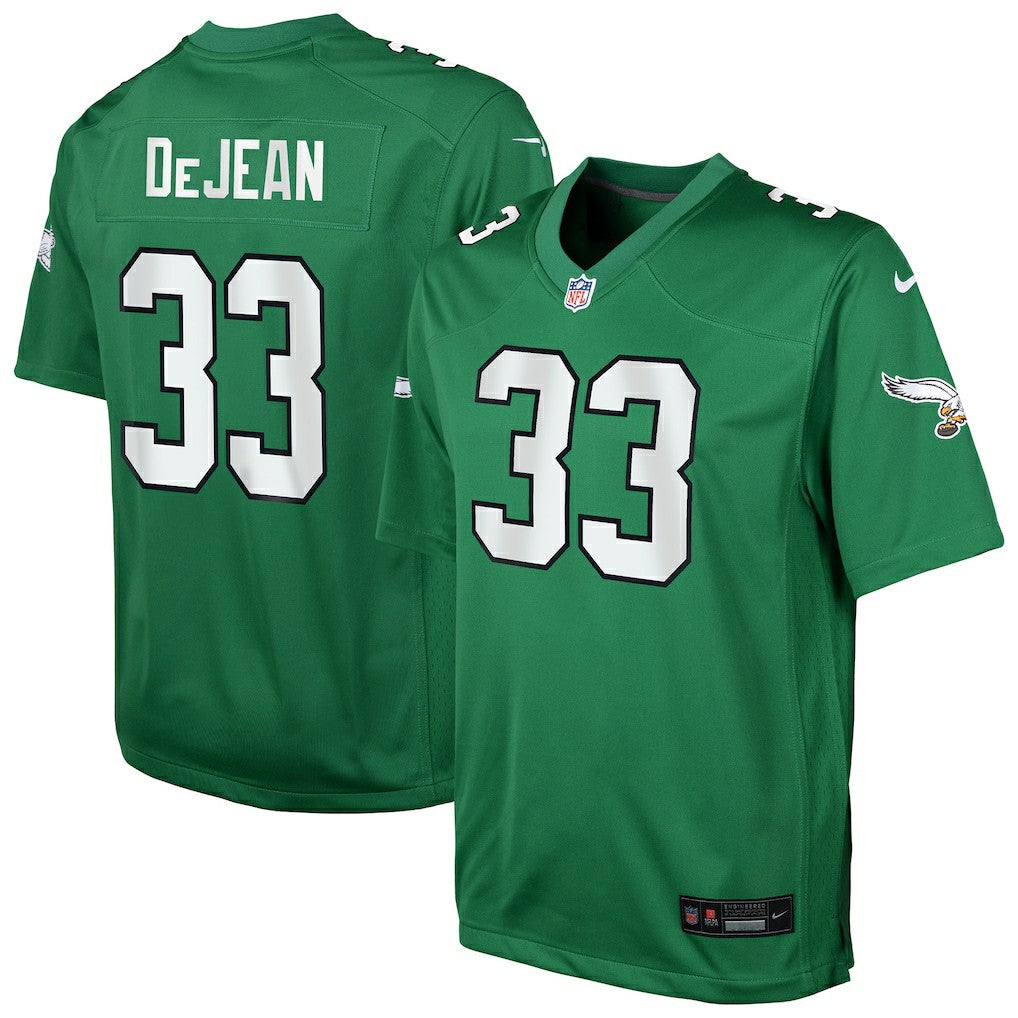 Cooper DeJean Philadelphia Eagles Youth Alternate Game Jersey - Kelly Green - Nike