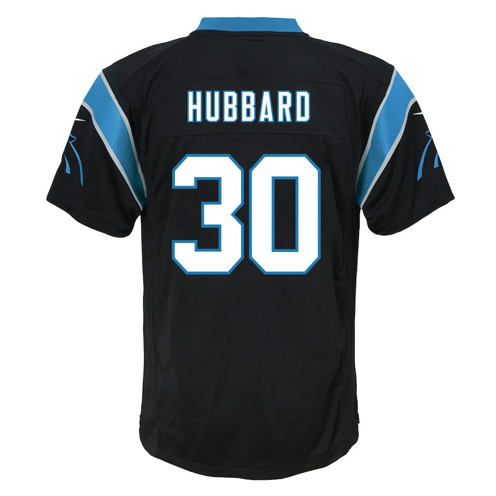 Chuba Hubbard Carolina Panthers Youth Team Game Jersey - Black - Nike