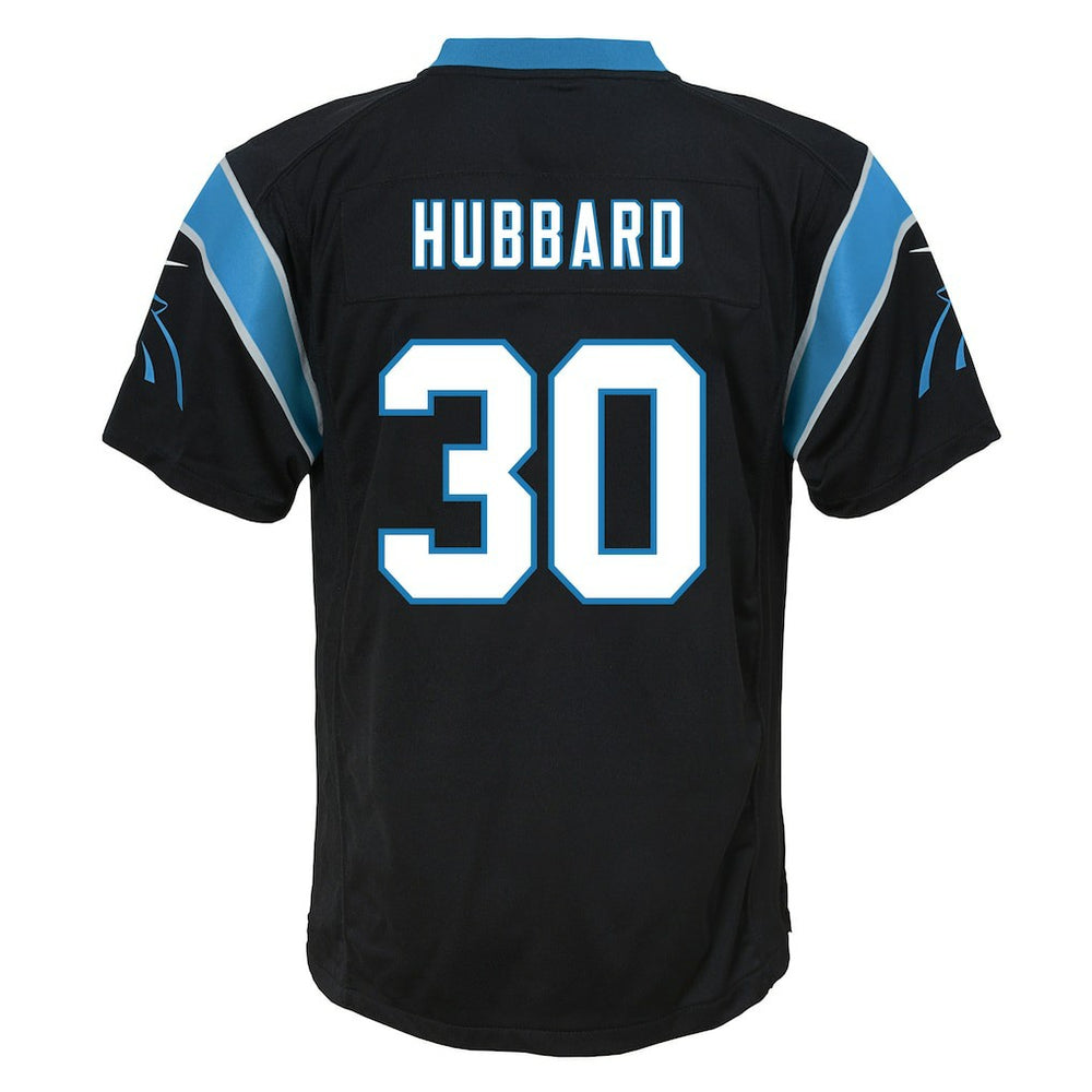 Chuba Hubbard Carolina Panthers Youth Team Game Jersey - Black - Nike