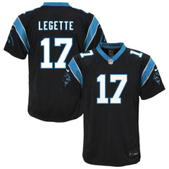 Xavier Legette Carolina Panthers Youth Team Game Jersey - Black - Nike