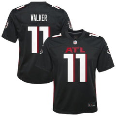 Jalon Walker Atlanta Falcons Youth Team Game Jersey - Black - Nike