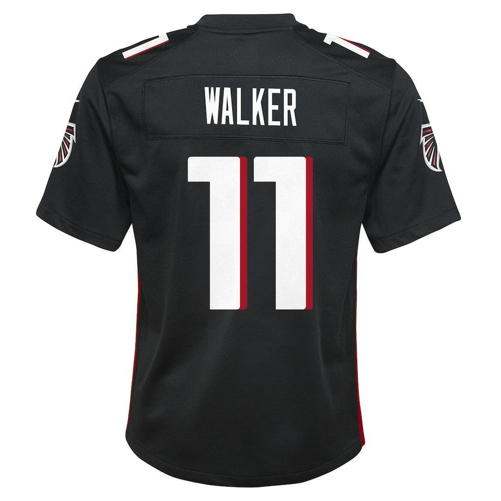 Jalon Walker Atlanta Falcons Youth Team Game Jersey - Black - Nike