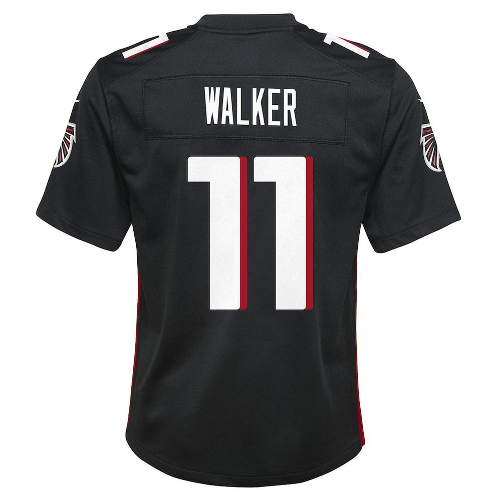 Jalon Walker Atlanta Falcons Youth Team Game Jersey - Black - Nike