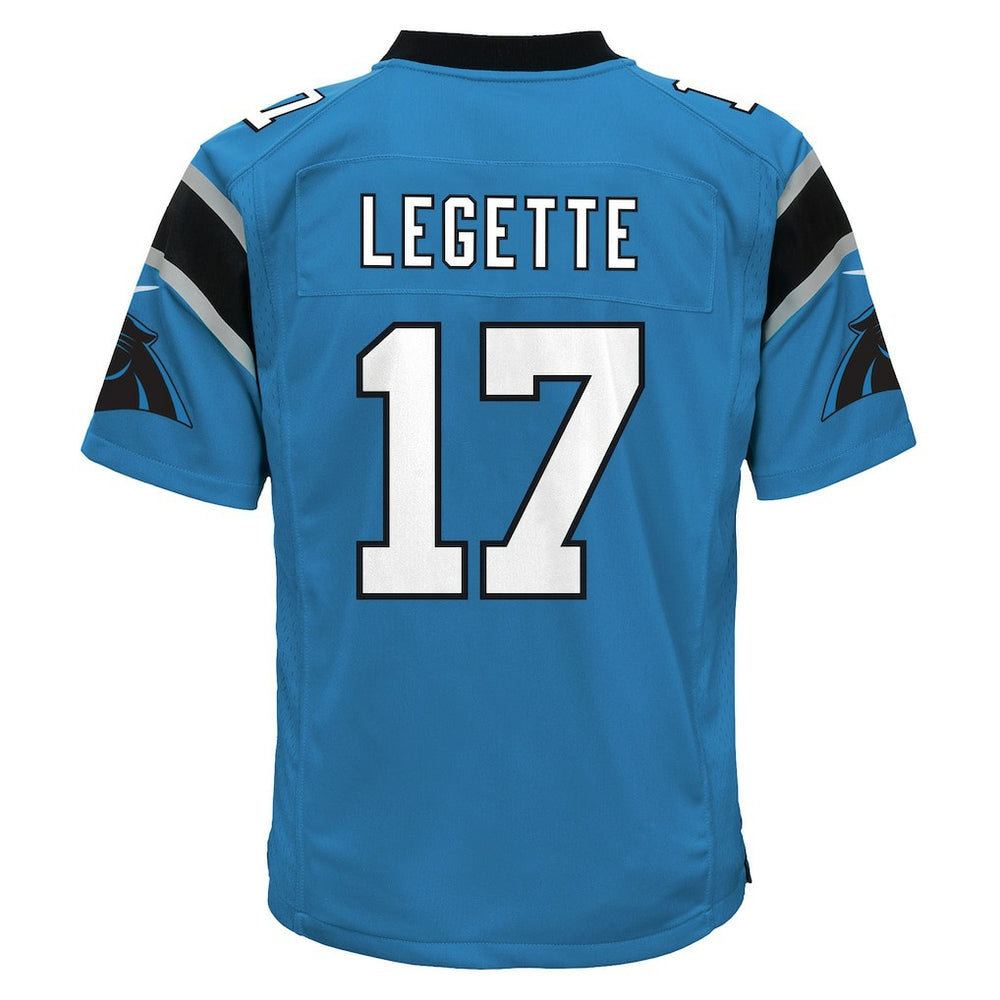 Xavier Legette Carolina Panthers Youth Alternate Game Jersey - Blue - Nike