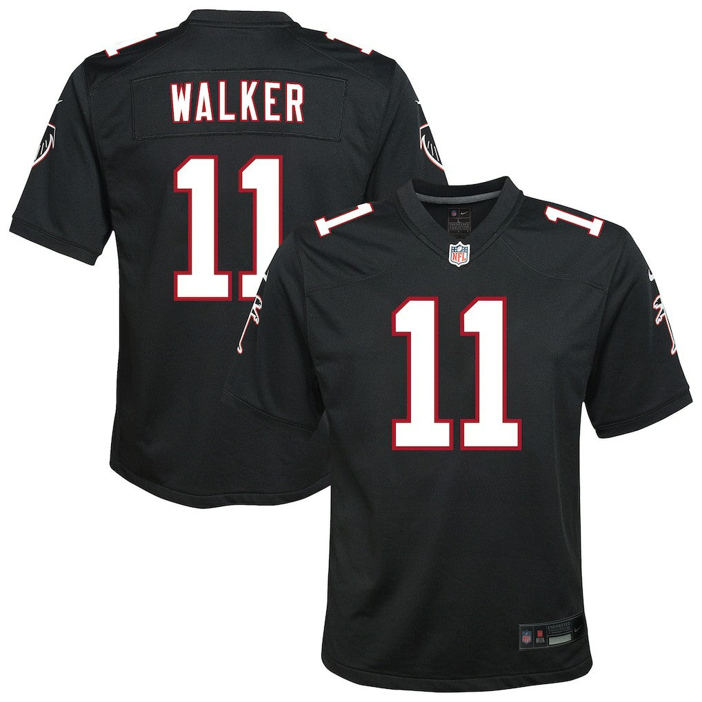 Jalon Walker Atlanta Falcons Youth Alternate Game Jersey - Black - Nike