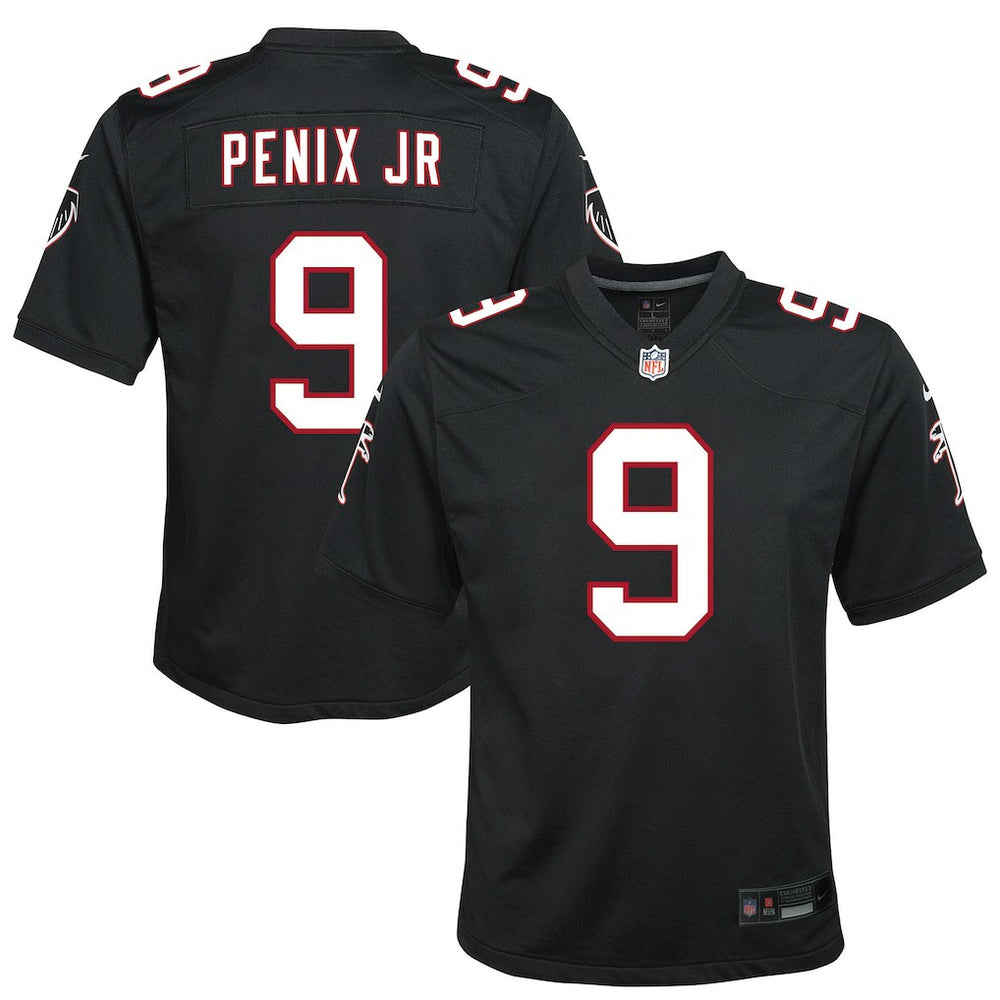 Michael Penix Jr. Atlanta Falcons Youth Alternate Game Jersey - Black - Nike