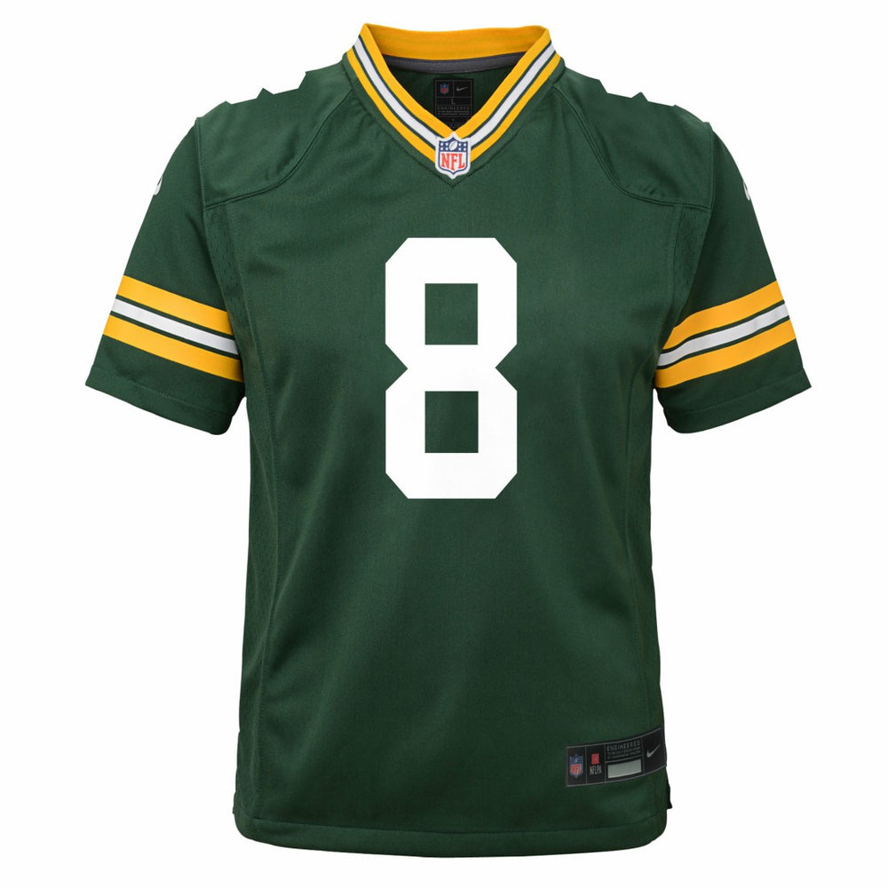 Josh Jacobs Green Bay Packers Youth Team Game Jersey - Green - Nike