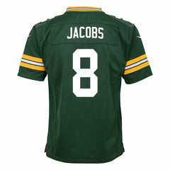 Josh Jacobs Green Bay Packers Youth Team Game Jersey - Green - Nike