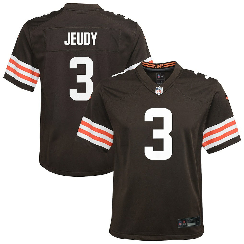 Jerry Jeudy Cleveland Browns Youth Team Game Jersey - Brown - Nike
