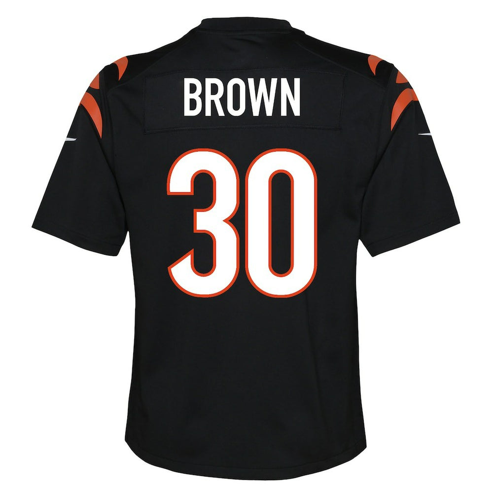 Chase Brown Cincinnati Bengals Youth Youth - Black - Nike