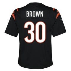Chase Brown Cincinnati Bengals Youth Youth - Black - Nike