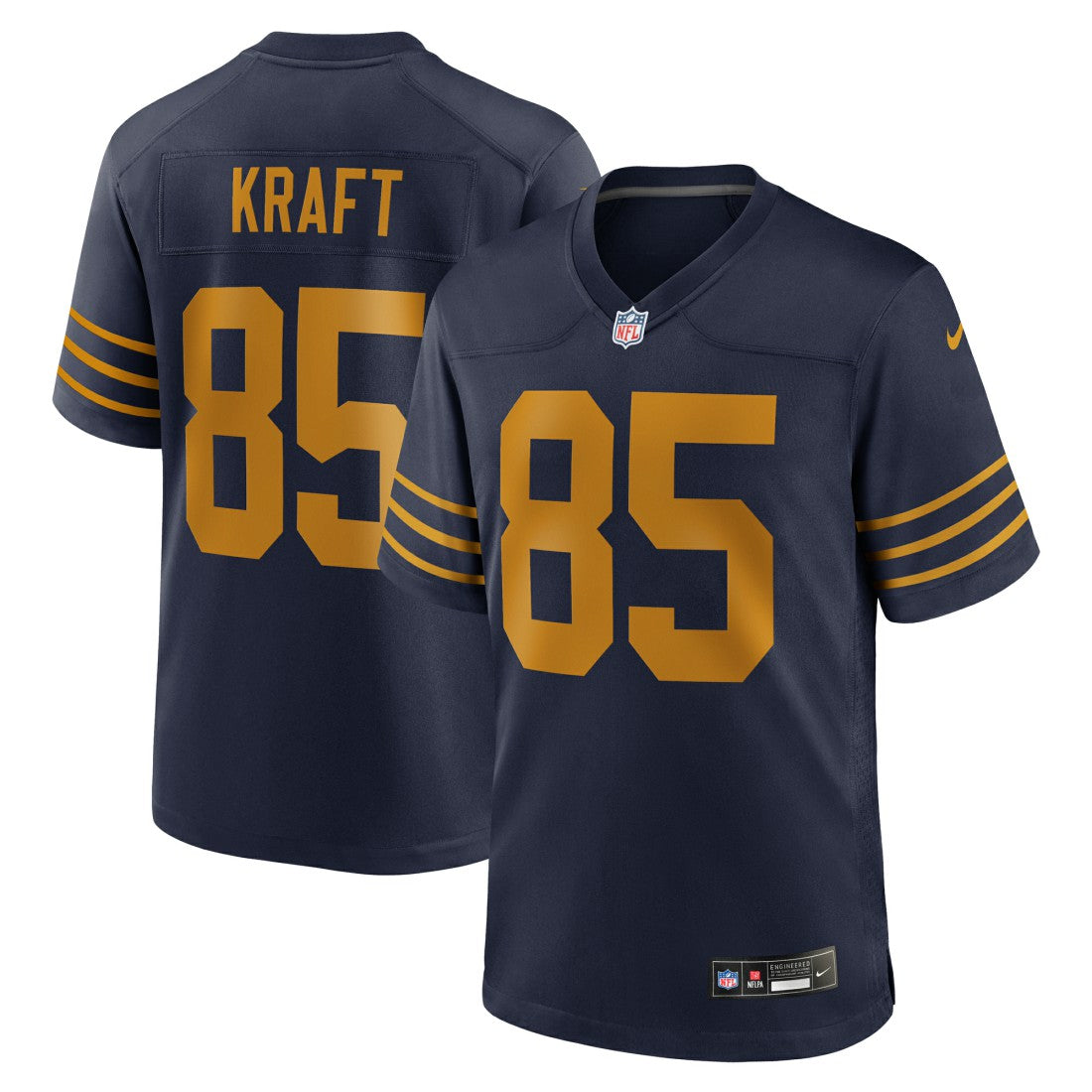 Tucker Kraft Green Bay Packers Alternate Game Jersey - Navy - Nike