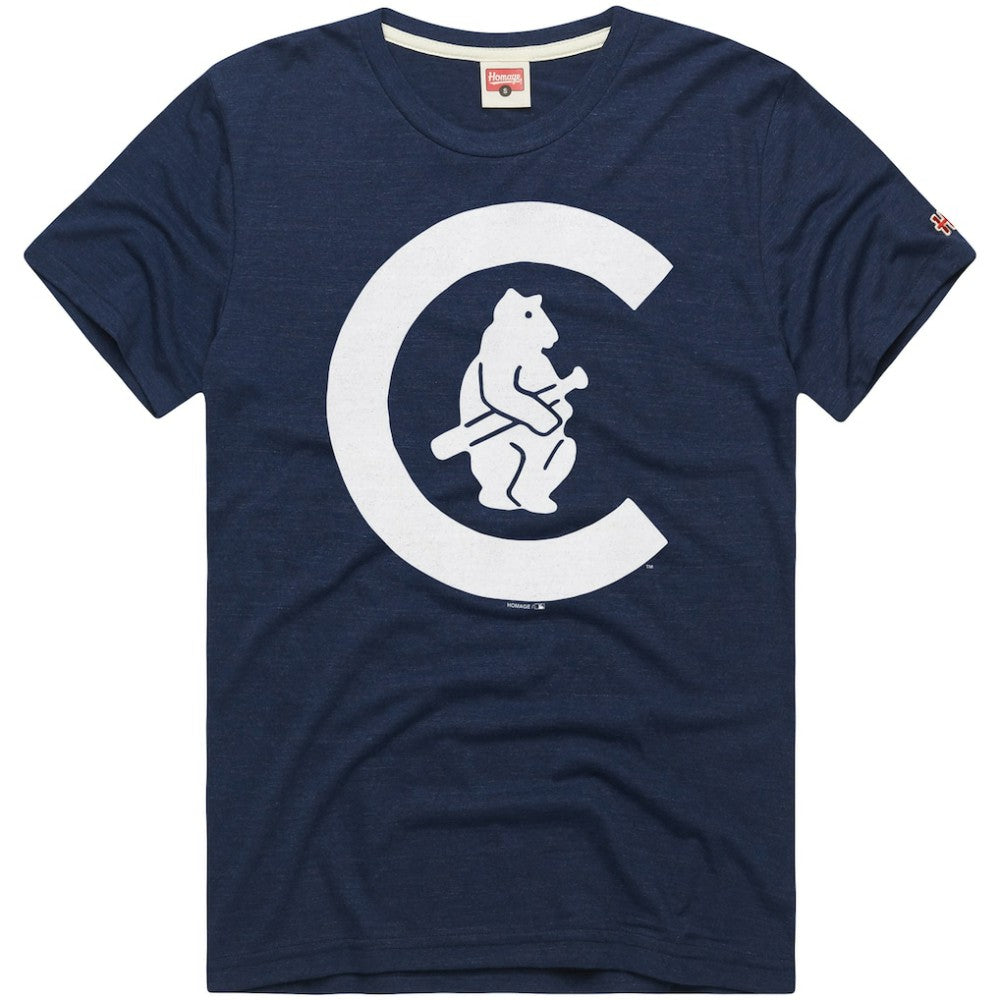 Chicago Cubs Homage Hyper Local Refresh Tri-Blend T-Shirt Near Me