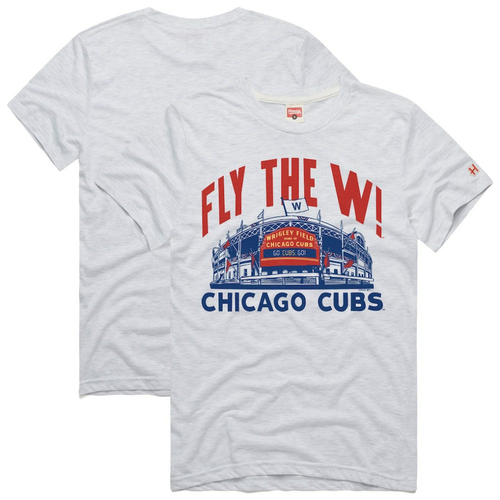 Chicago Cubs Homage Hyper Local Refresh Tri-Blend T-Shirt Discount