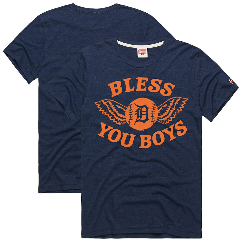 Detroit Tigers Homage Hyper Local Refresh Tri-Blend T-Shirt Sale