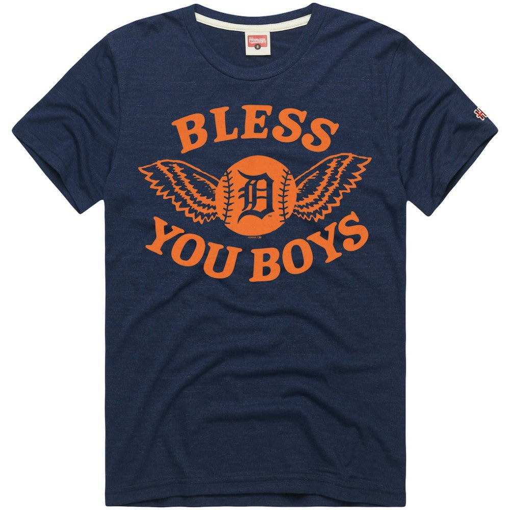 Detroit Tigers Homage Hyper Local Refresh Tri-Blend T-Shirt Sale